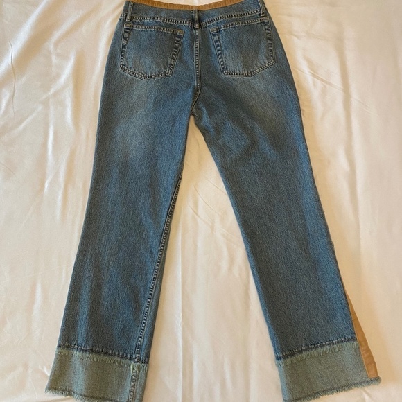 Vtg ‎ 90's-LA Blues-Flare-Mid Rise-Rivet-Denim Suede-Women's Size 8-Boho Country - Picture 12 of 12